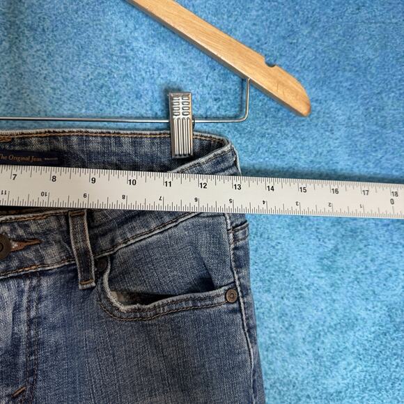 Levis The Original Jean Mid Rise Skinny Women's Size 8M Blue Jeans W26 L30 VTG - Picture 5 of 16